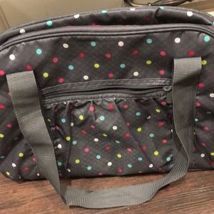 All in tote in confetti dot